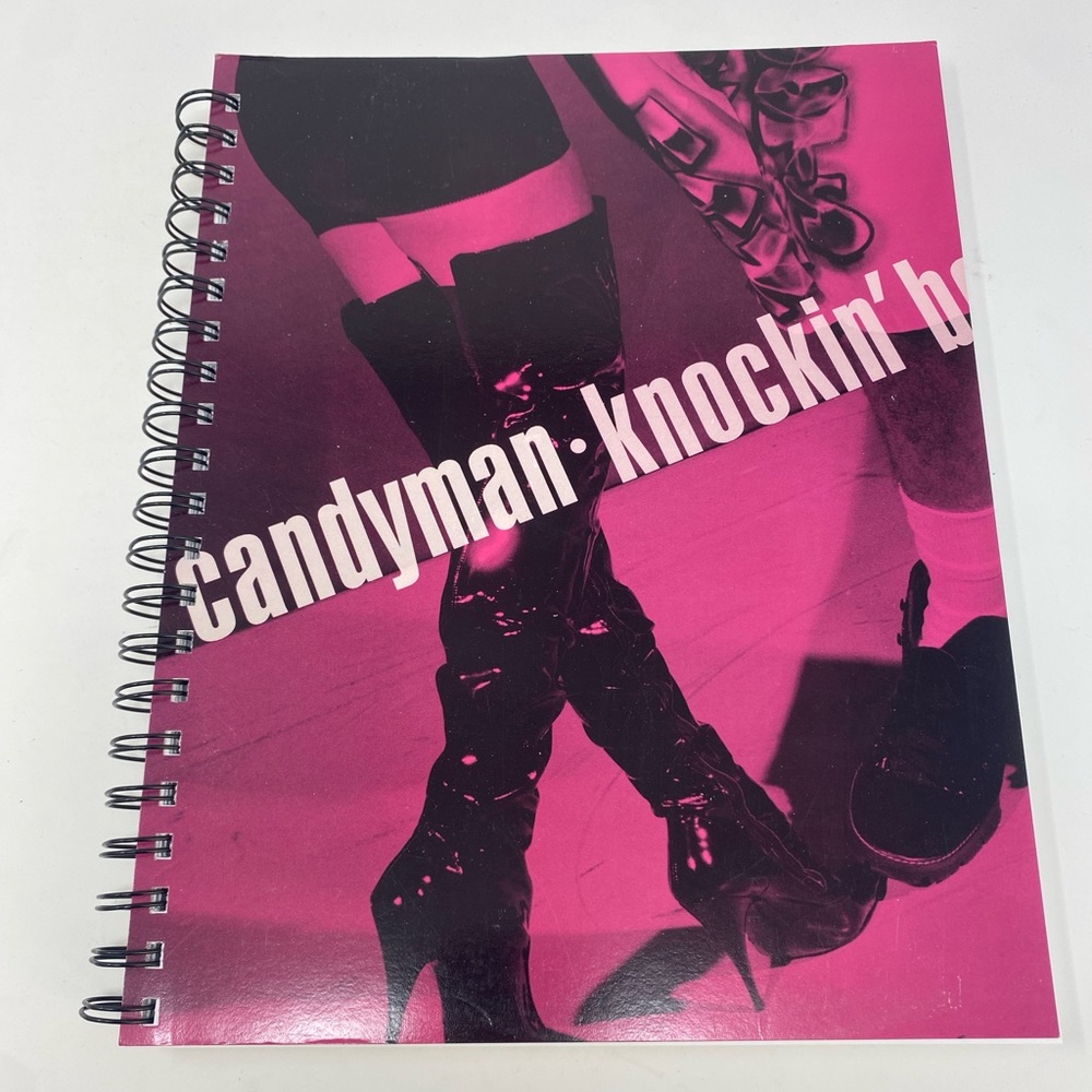 Upcycled Candyman Record Album Notebook Handmade